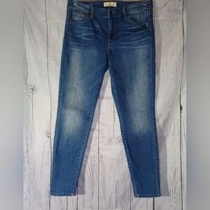J By Cookie Johnson Wisdom Ankle Skinny Blue Denim Jeans